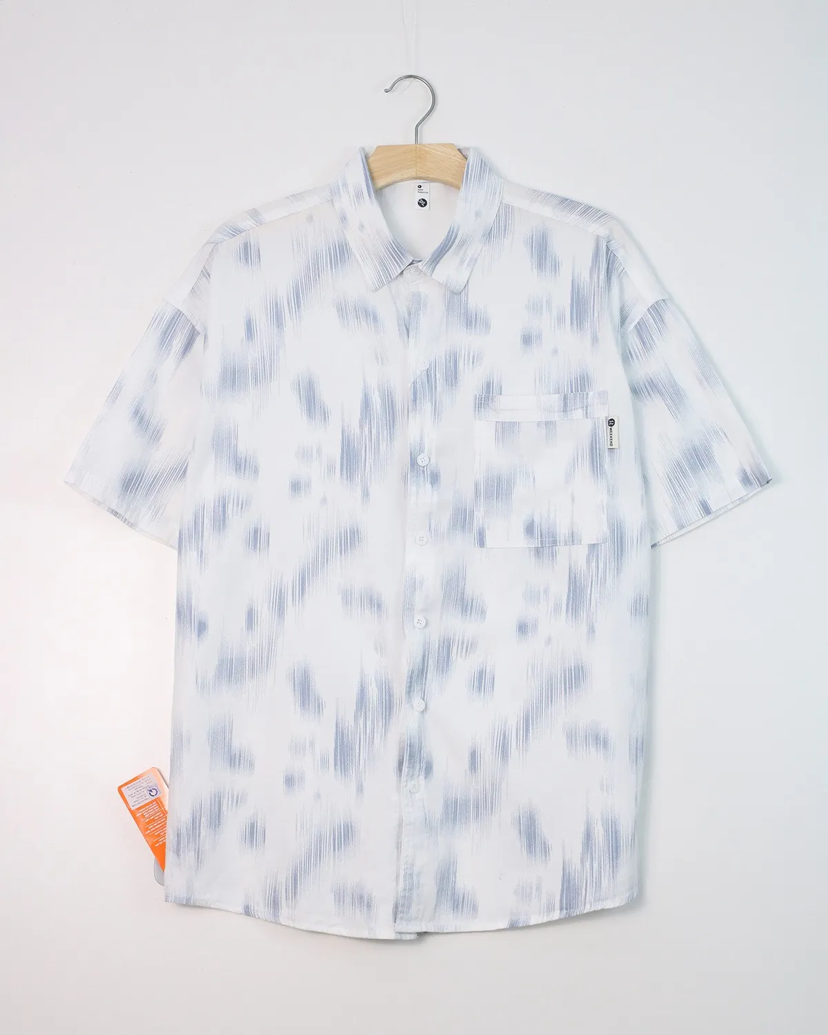 Áo sơ mi cộc  2862  xanh size 3XL. AL14