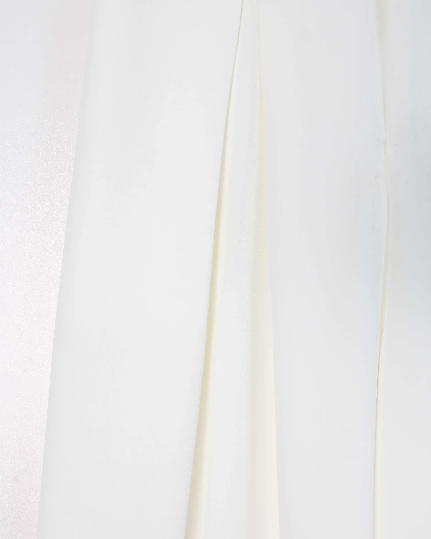 Quần dài nữ vải xuông ren cạp 2602 Trắng XL   QC1.L2