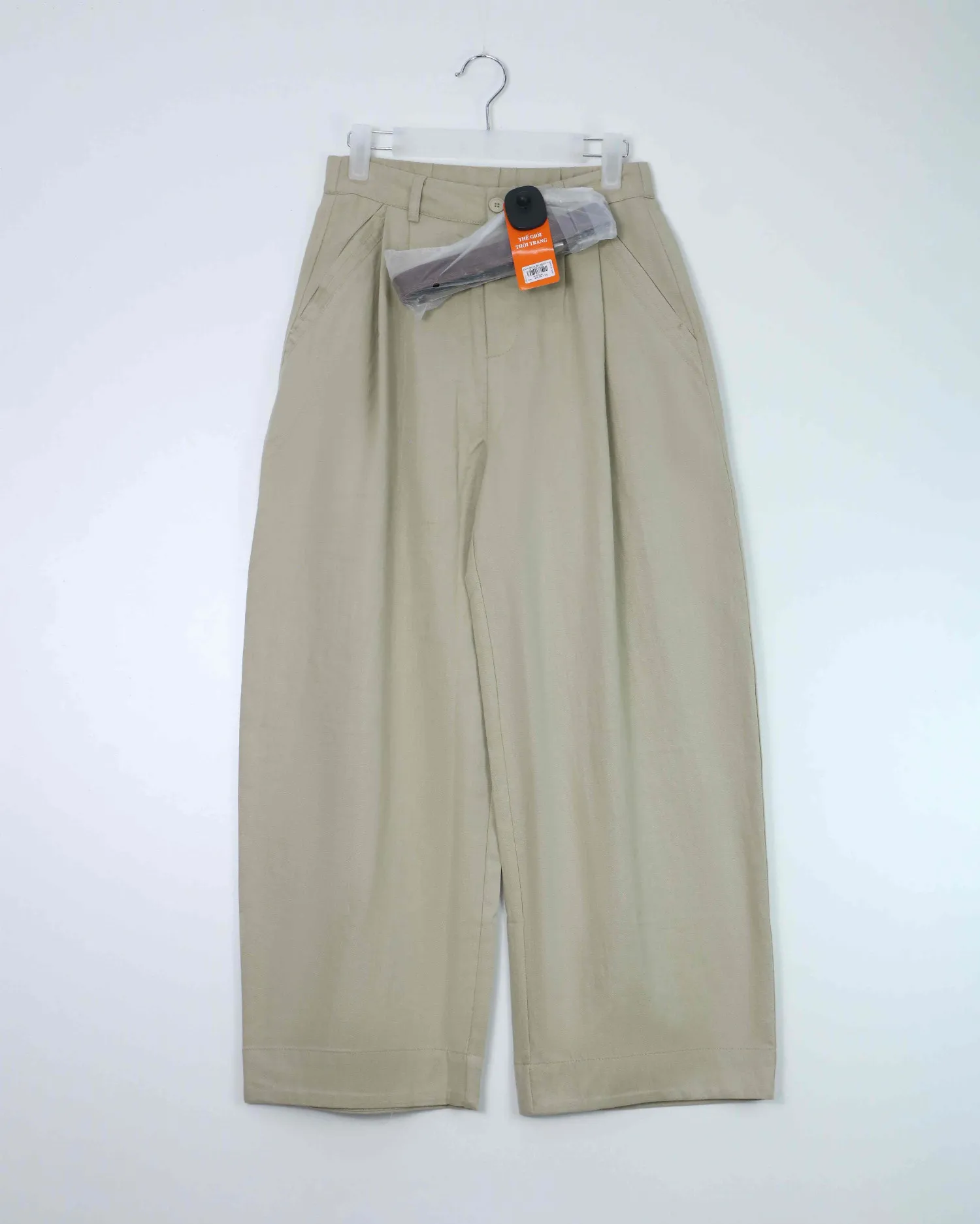 Quần dài nữ đũi 268131 Ghi nhạt S   QC5.L2 CC