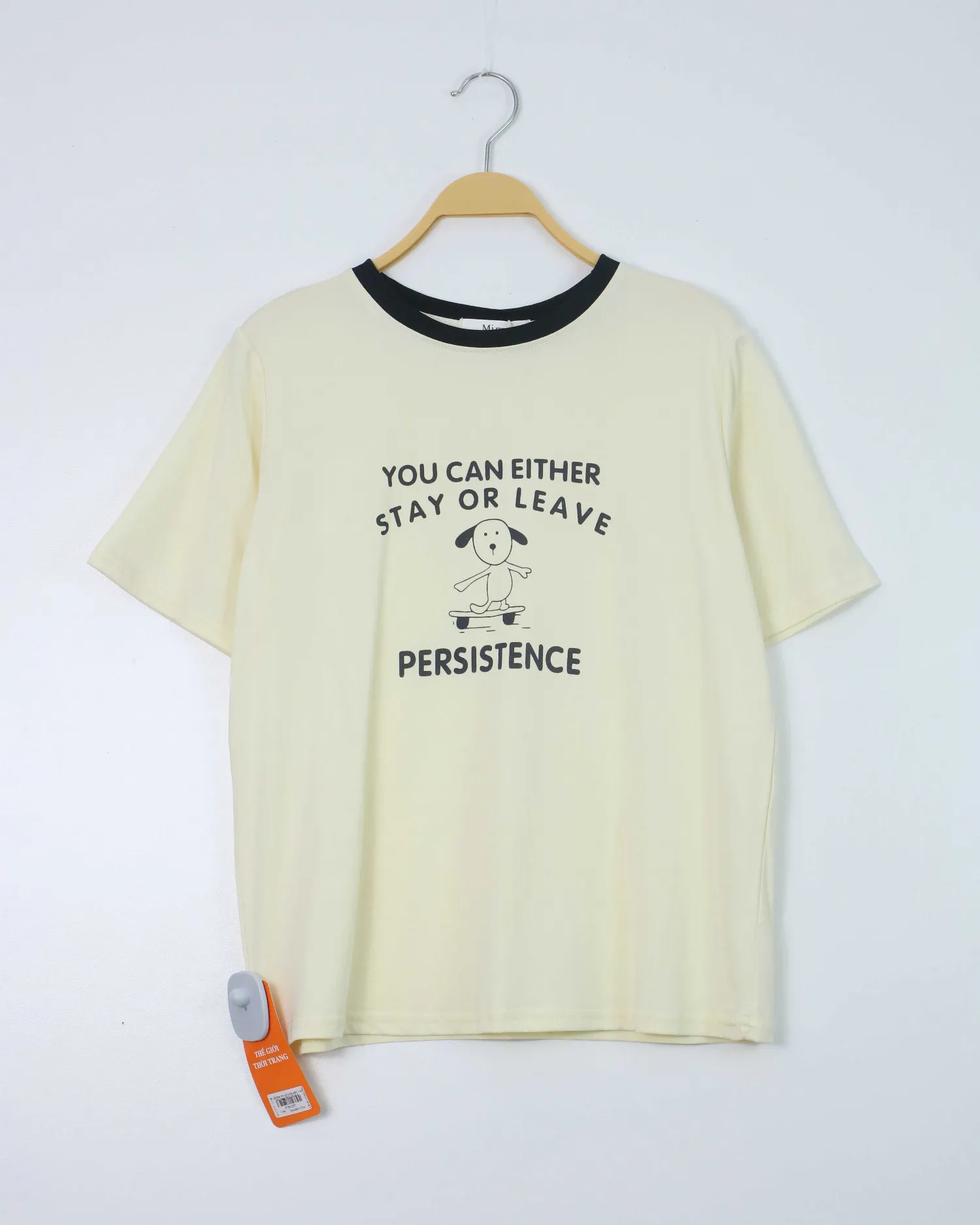 Áo phông nữ cổ tròn nhỏ zip 708 xanh H15.2026.1