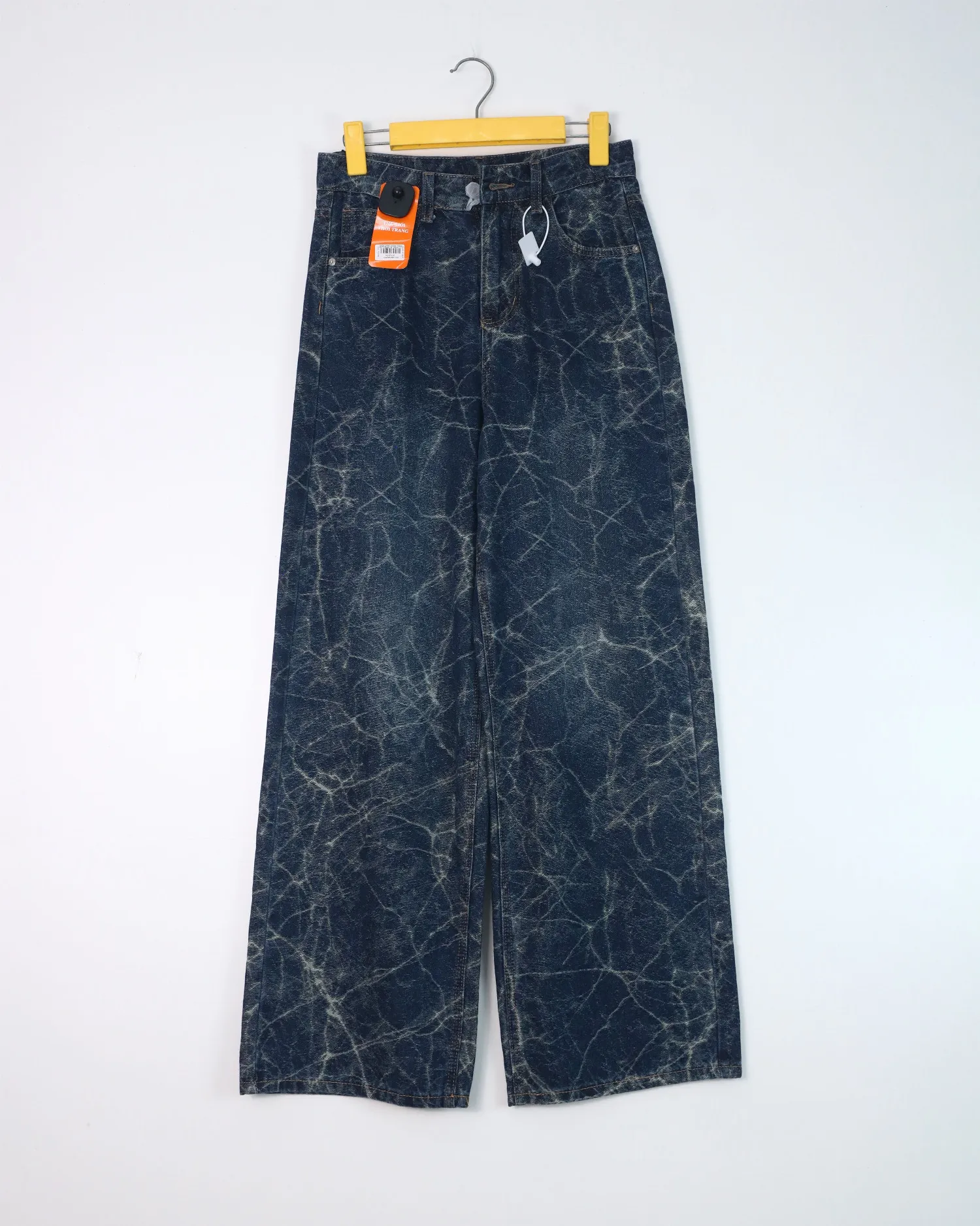 Quần dài bò jeans xuông không giãn nữ cao cấp N147117