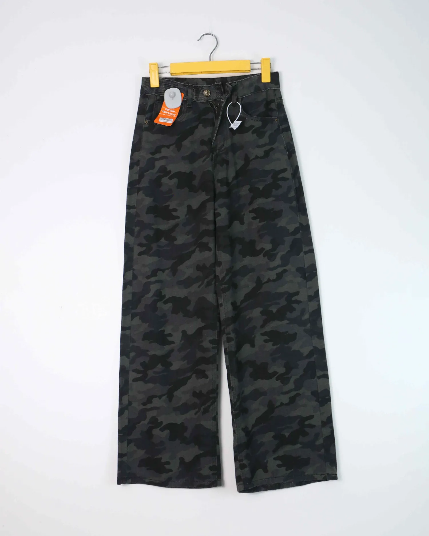 Quần dài bò jeans xuông không giãn nữ cao cấp N147149
