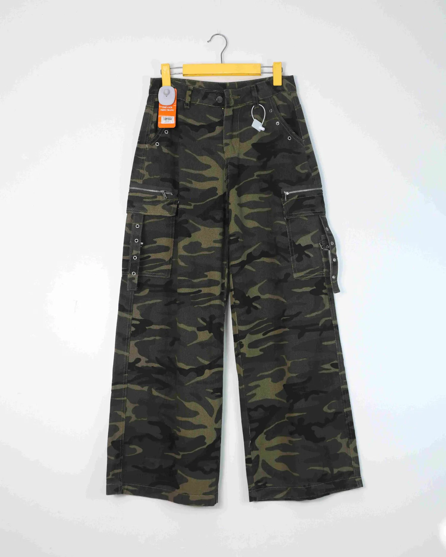 Quần dài bò jeans túi hộp nữ cao cấp N147161
