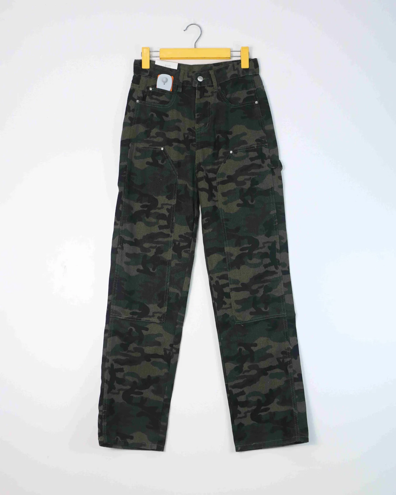 Quần dài Jean nữ xuông 7641 Rêu XL  AS12 Teen