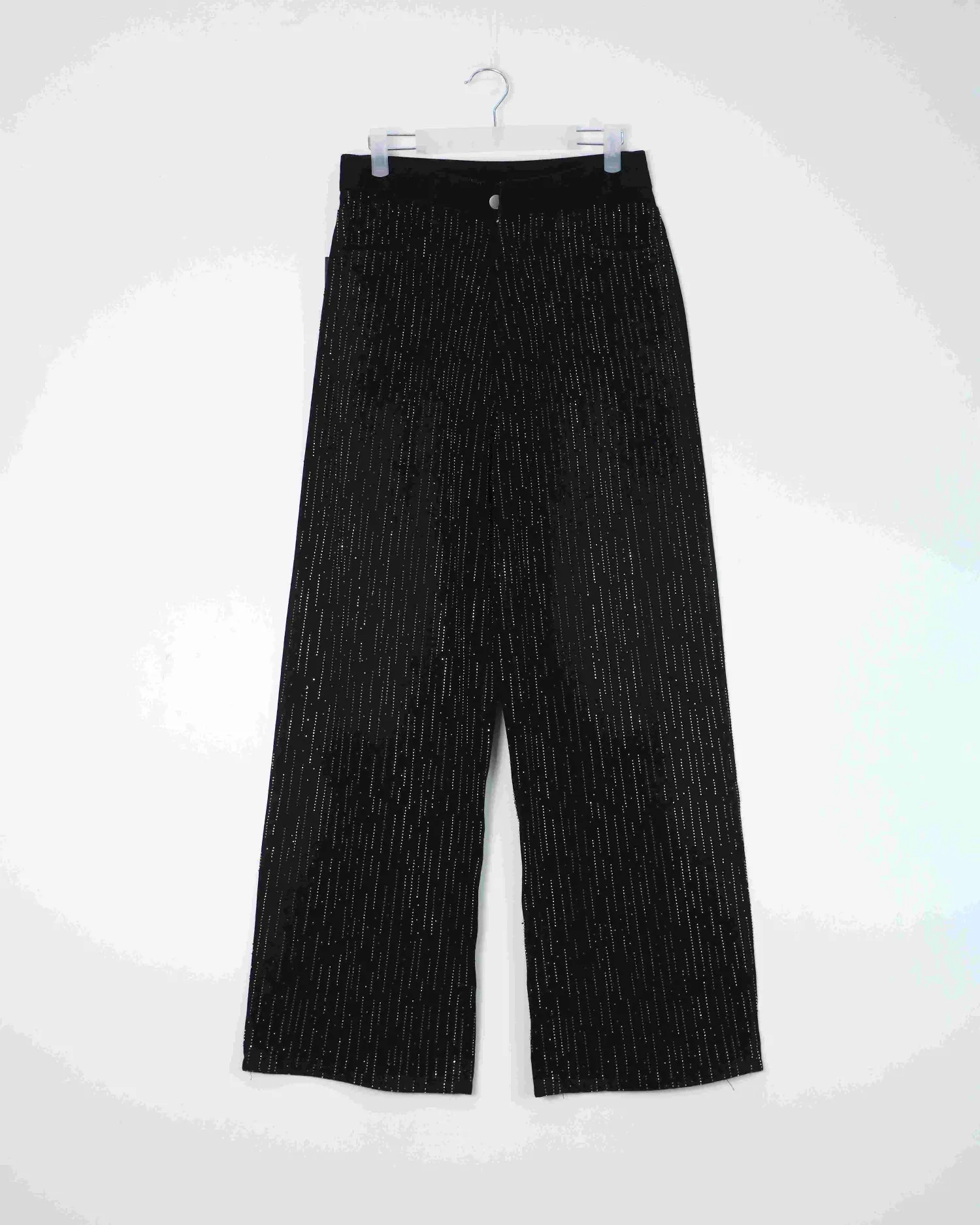 Quần bò dài nữ xuông đá 2630.1 Đen S   QC9 CC