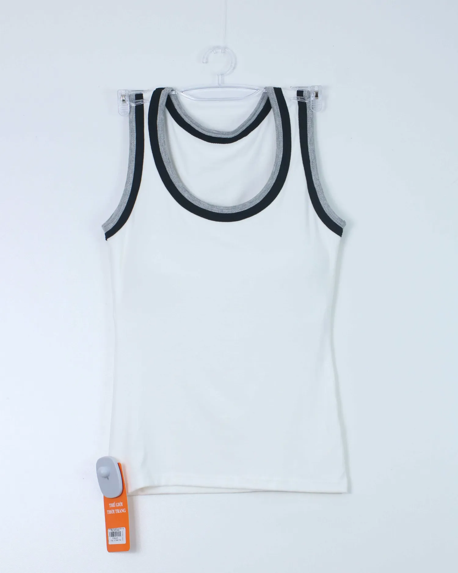 Áo phông sát nách nữ đệm zip 8762 H02.2026.1