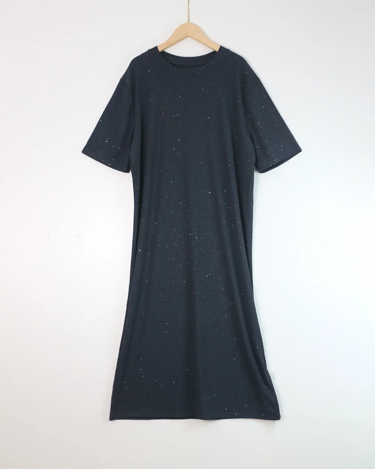 Váy liền thân cộc tay nữ xuông cotton 226 đá ghi H26.2026.1