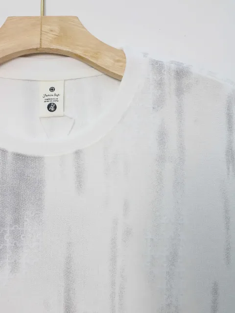 Áo phông cổ tròn 5133 trắng size 3XL . AL07