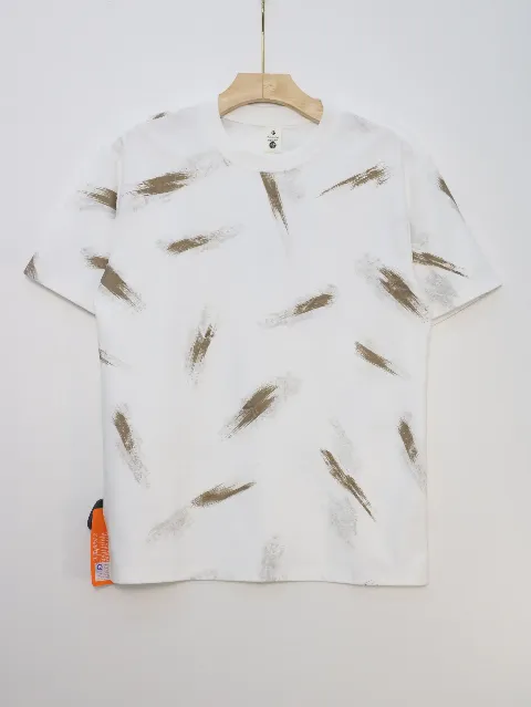 Áo phông cổ tròn 5903 nâu size 2XL . AL07
