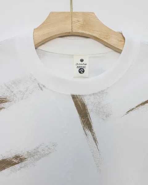 Áo phông cổ tròn 5903 nâu size 2XL . AL07