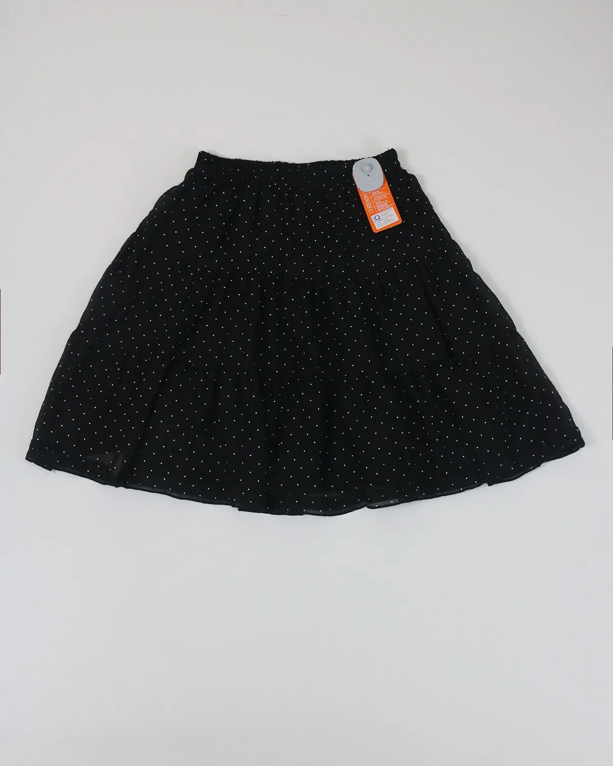 Chân váy nữ boi nhỡ bi 0099 Đen F  QC6