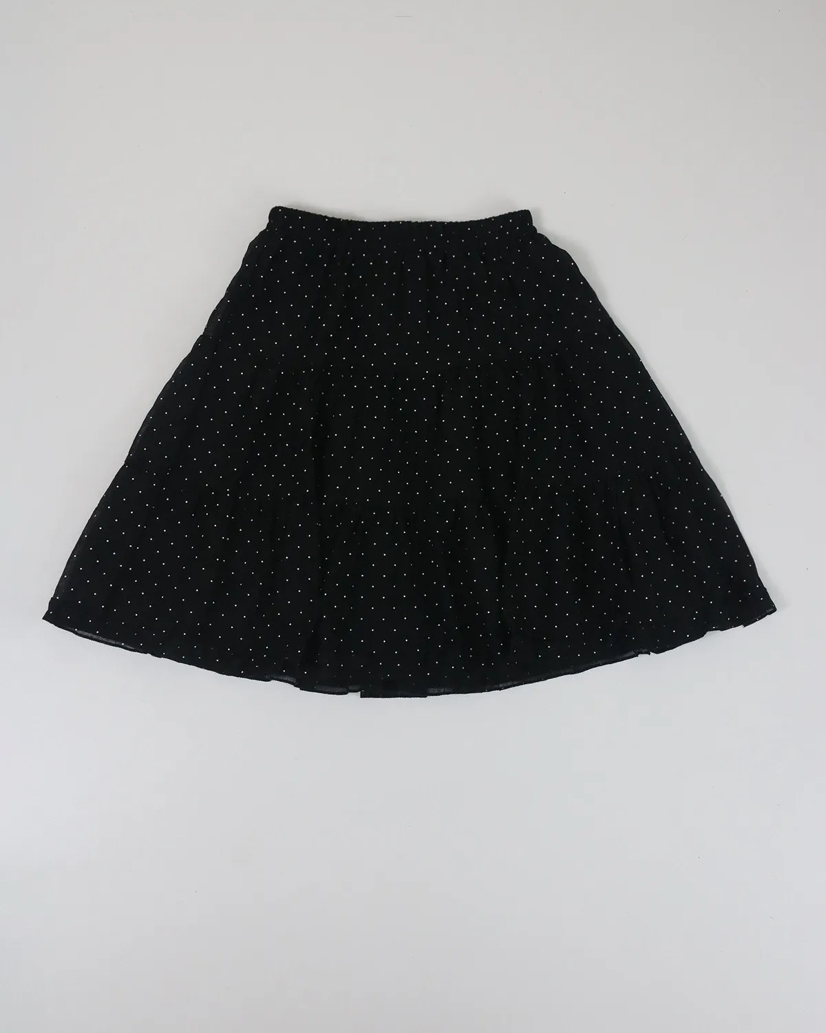 Chân váy nữ boi nhỡ bi 0099 Đen F  QC6