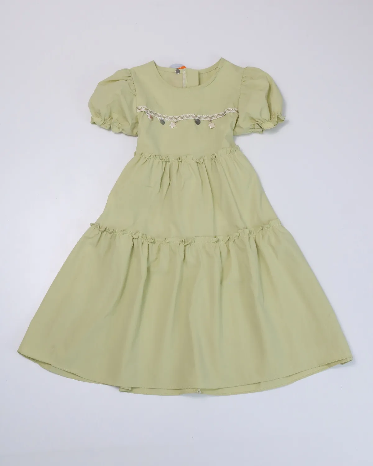 Váy liền thân trẻ em gái 1056 size 90 AS04