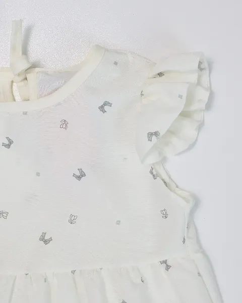 Váy liền thân trẻ em gái 1082 size 140 AS04