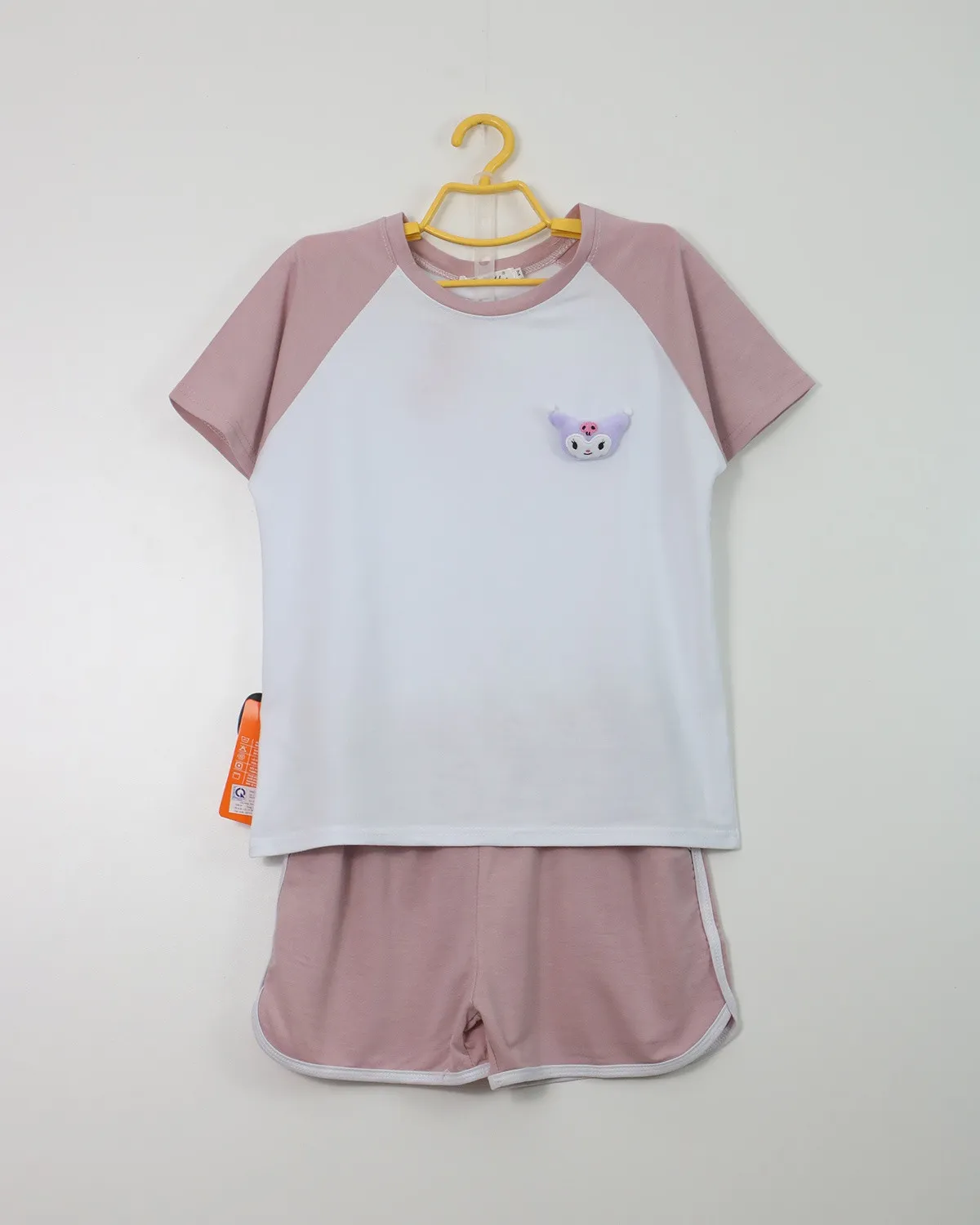 Bộ quần áo nữ  cotton cộc 897 Ghi L   QC23