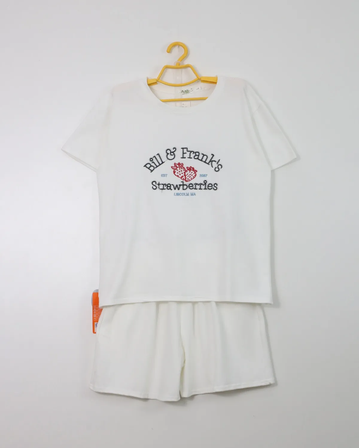 Bộ quần áo nữ cotton cộc 18203 Xanh L   QC23
