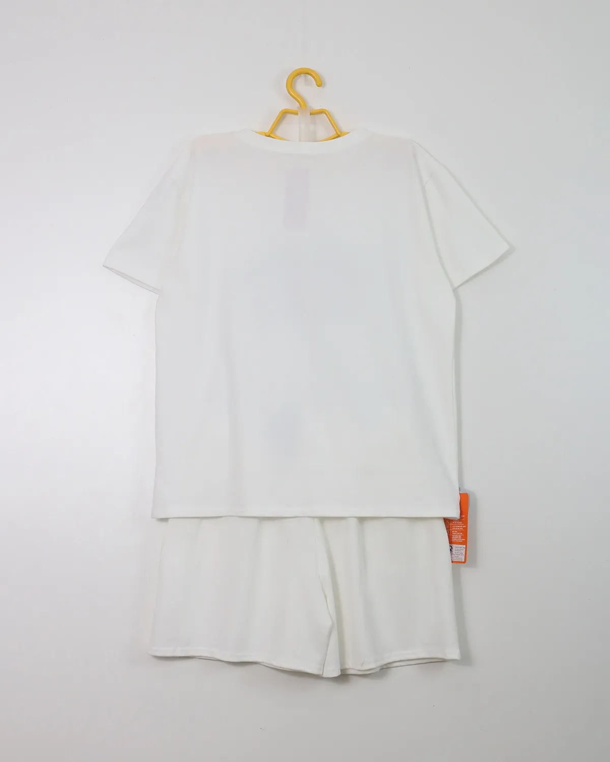 Bộ quần áo nữ cotton cộc rộng 141613 Hồng L   QC23
