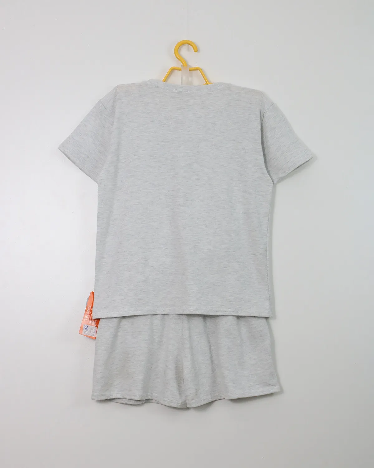 Bộ quần áo nữ cotton cộc rộng 141613 Hồng L   QC23