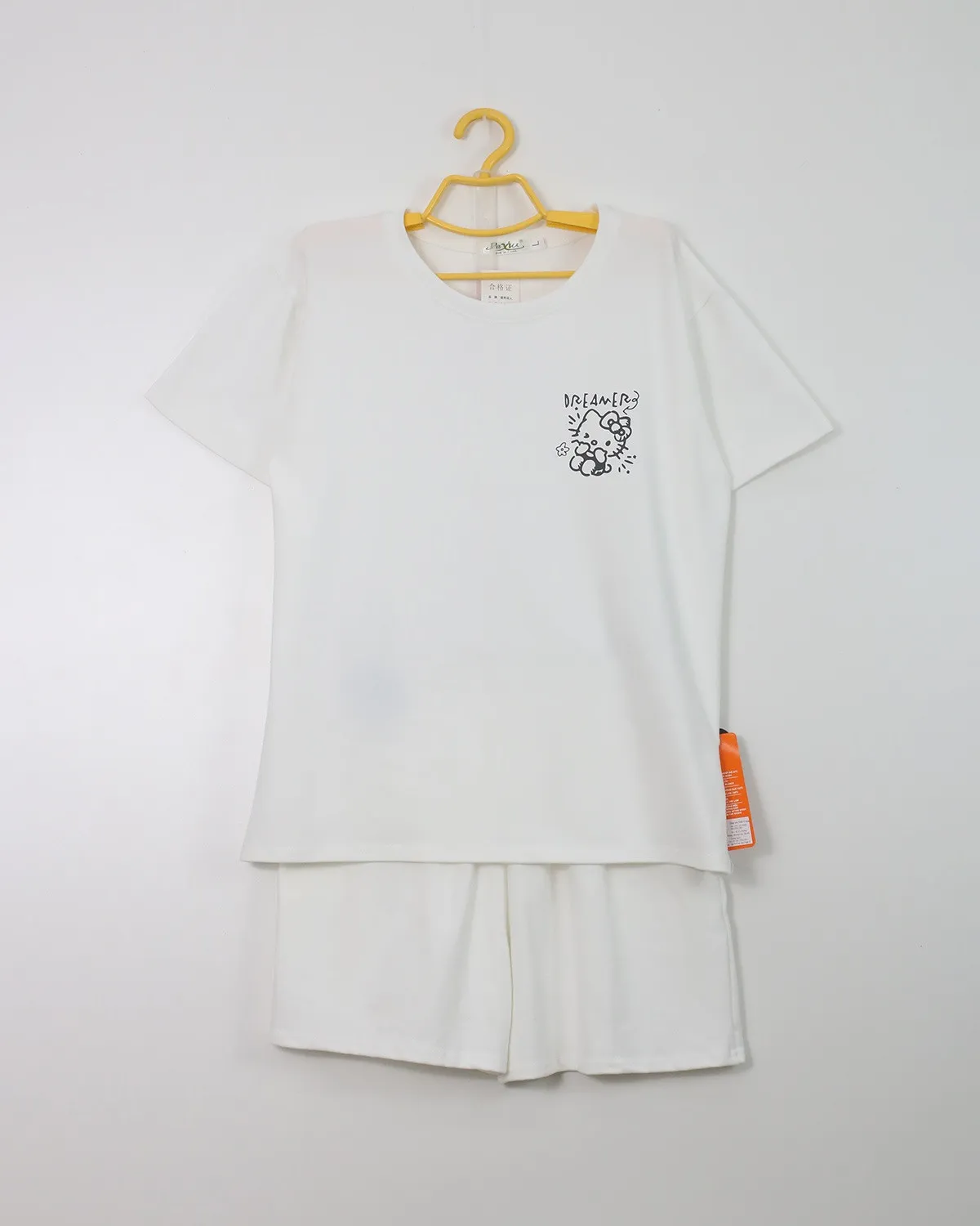 Bộ quần áo nữ cotton cộc nhỏ 14167 Xanh L   QC23