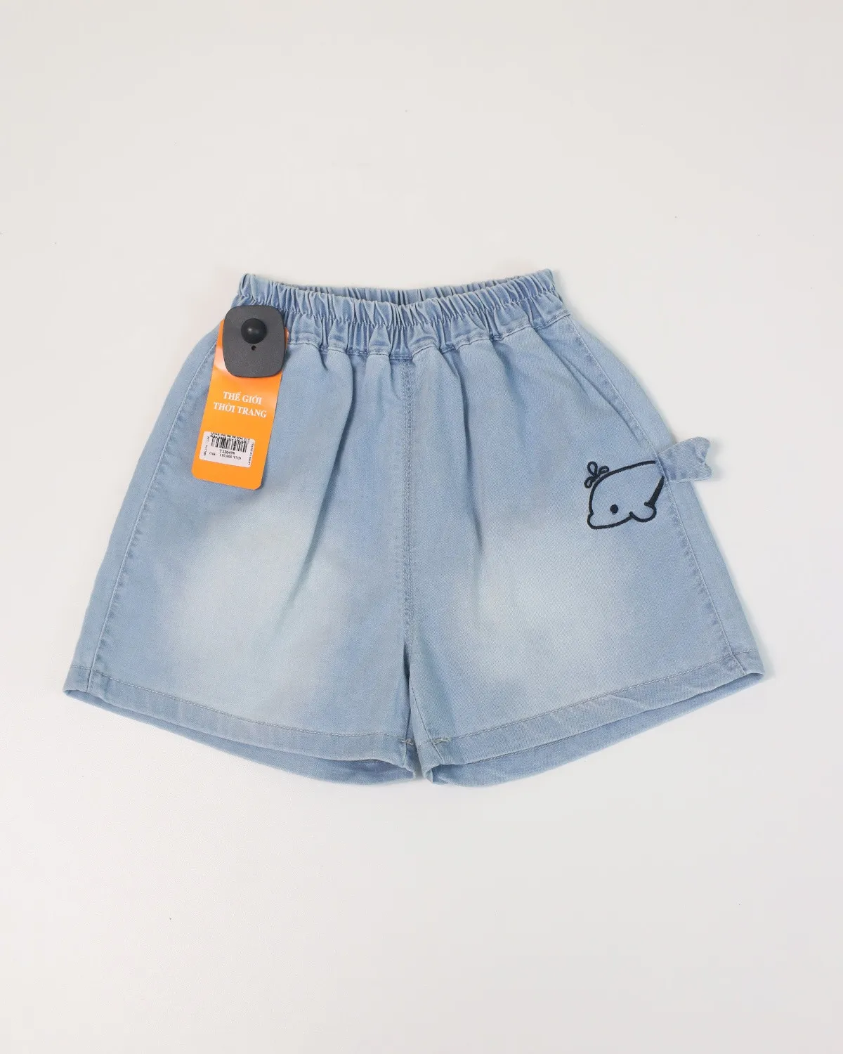 Quần đùi bò bé trai 914 màu xanh size 100 AS02
