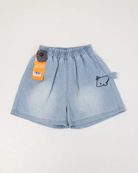 Quần đùi bò bé trai 914 màu xanh size 100 AS02