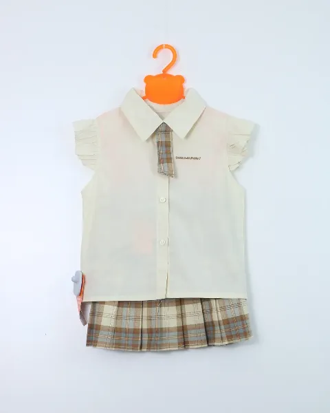 Bộ quần áo trẻ em gái 26020 BE size 90 AS05