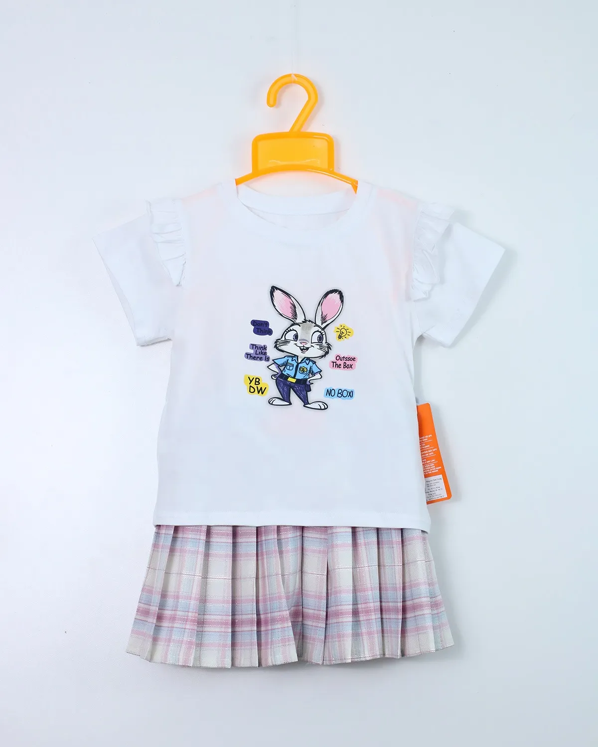 Séc Bộ quần áo trẻ em gái 015 tím size 120 AS03