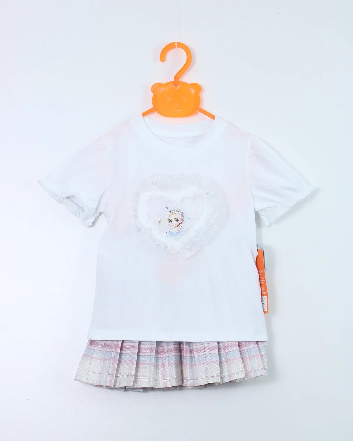 Séc Bộ quần áo trẻ em gái 019 trắng size 100 AS03