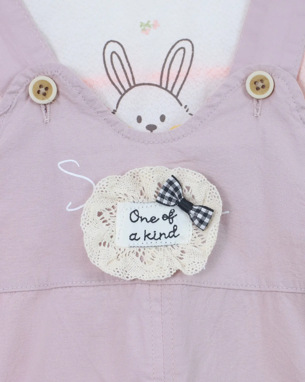 Yếm  trẻ em thô kẻ size 100 AS01