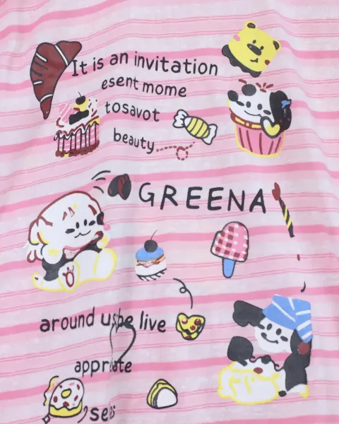 Bộ bé gái SN kẻ hồng 19 size 2XL tđ
