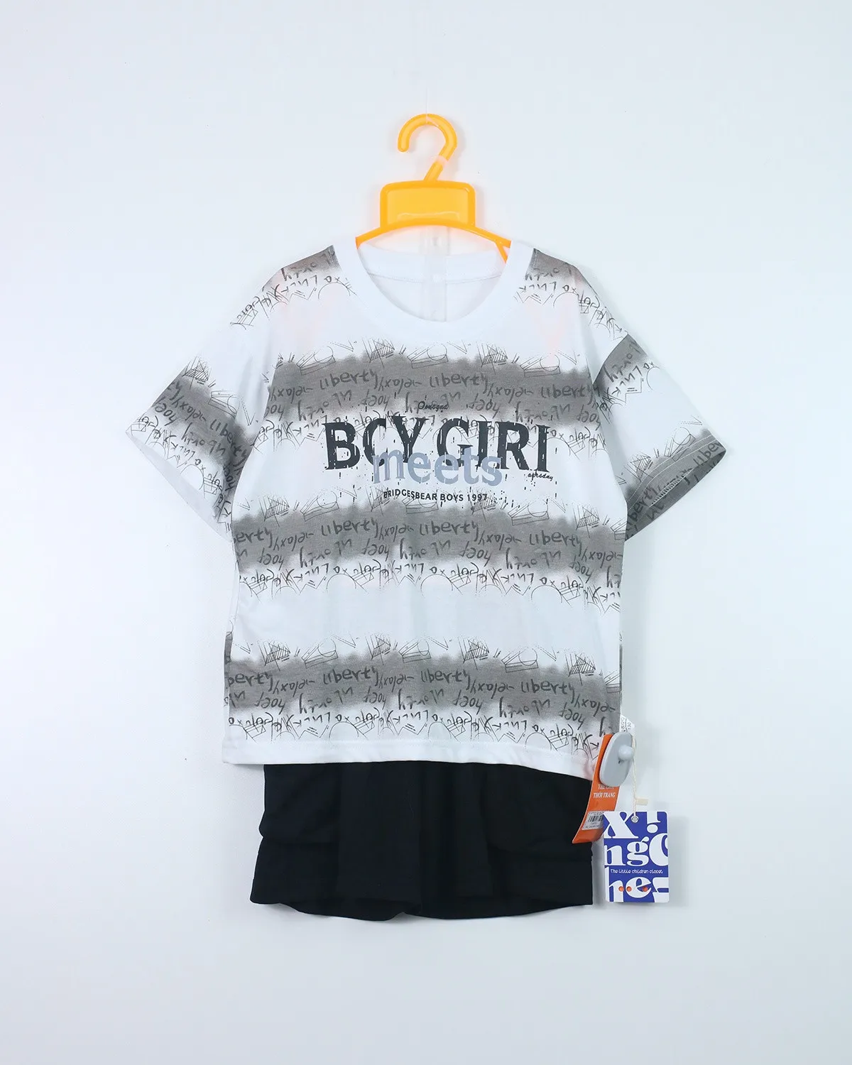Bộ quần áo trẻ em trai B206 size 80 AS10