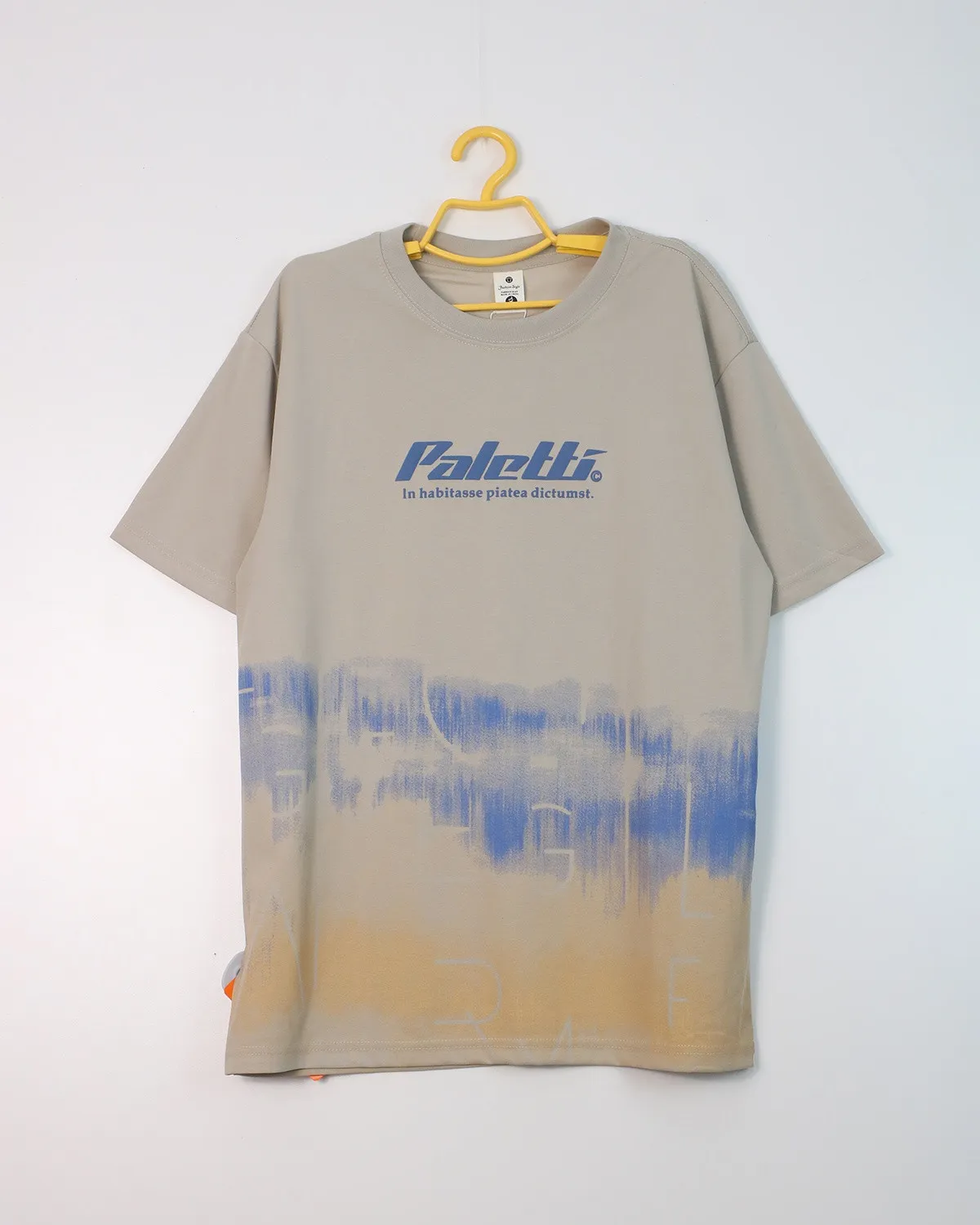 Áo phông cổ tròn 5323 be size 2XL . AL07