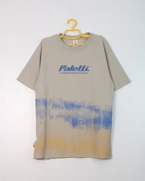 Áo phông cổ tròn 5323 be size 2XL . AL07