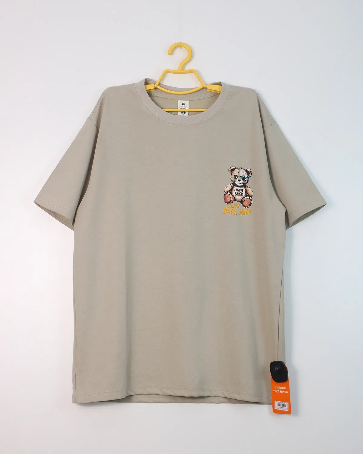 Áo phông cổ tròn 5315 be size 3XL . AL07