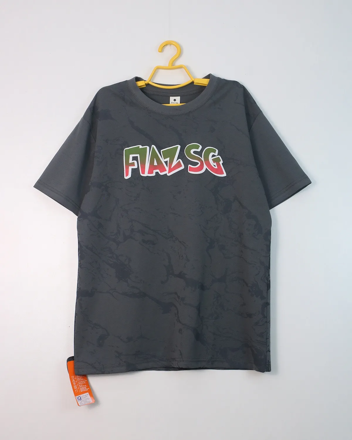 Áo phông cổ tròn 5319 ghi size 3XL . AL06