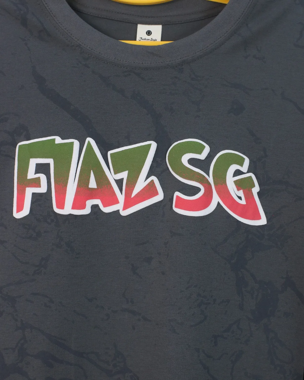 Áo phông cổ tròn 5319 ghi size 3XL . AL06