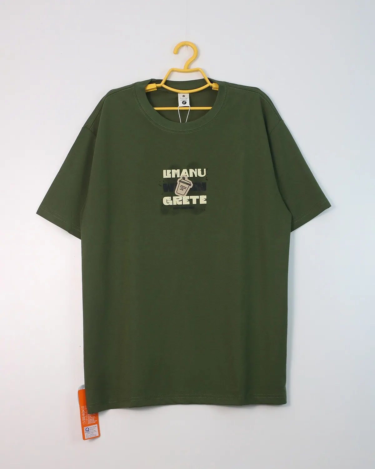 Áo phông cổ tròn 5352 xanh size 2XL . AL07