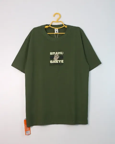 Áo phông cổ tròn 5352 xanh size 2XL . AL07