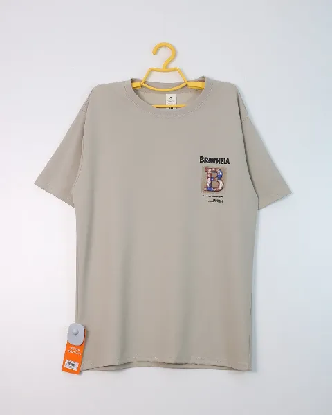 Áo phông cổ tròn 5312 be size XL . AL07