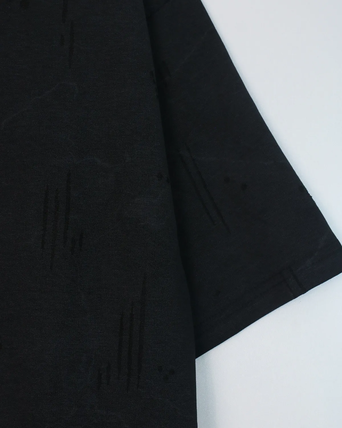 Áo phông cổ tròn 5801  đen size 2XL . AL07