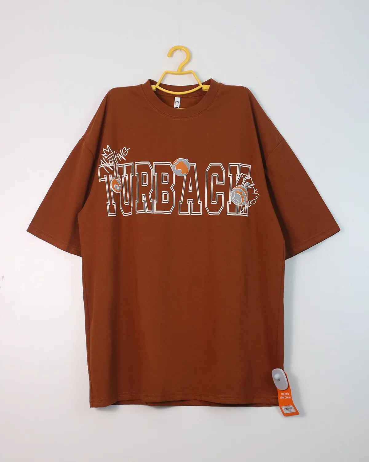 Áo phông cổ tròn 8454 be size 3XL . AL10
