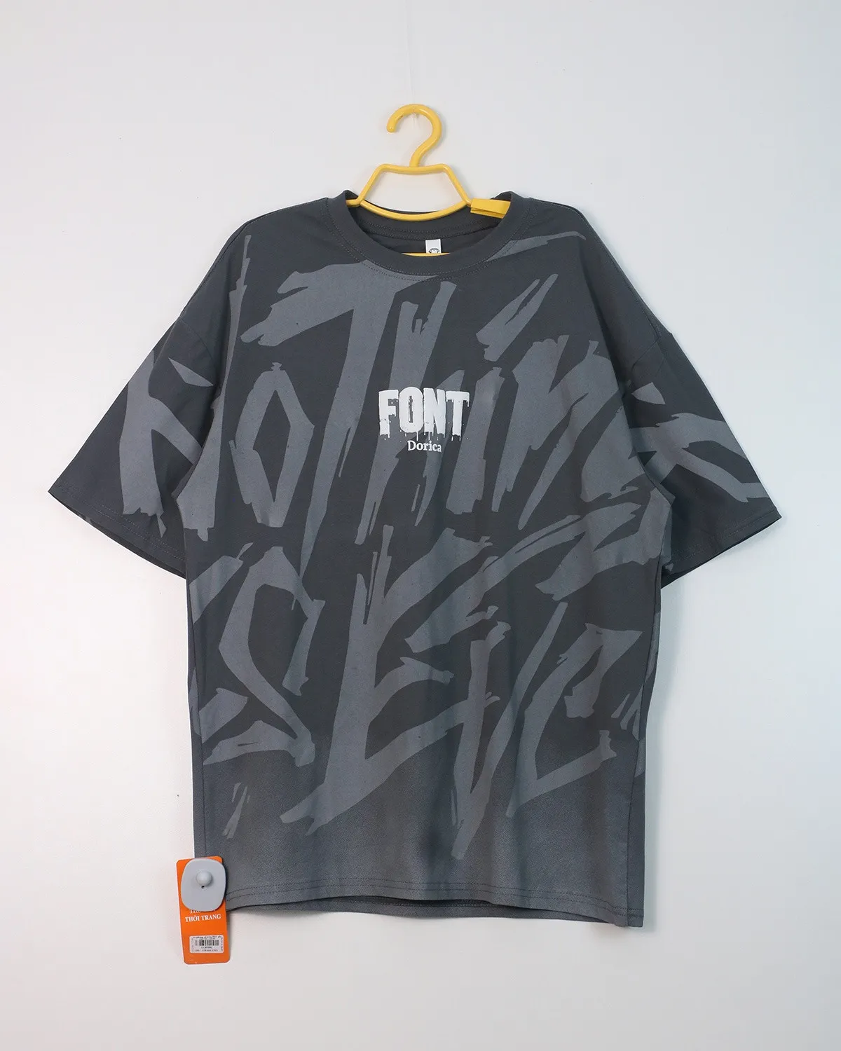 Áo phông cổ tròn 5011 ghi size XL . AL10