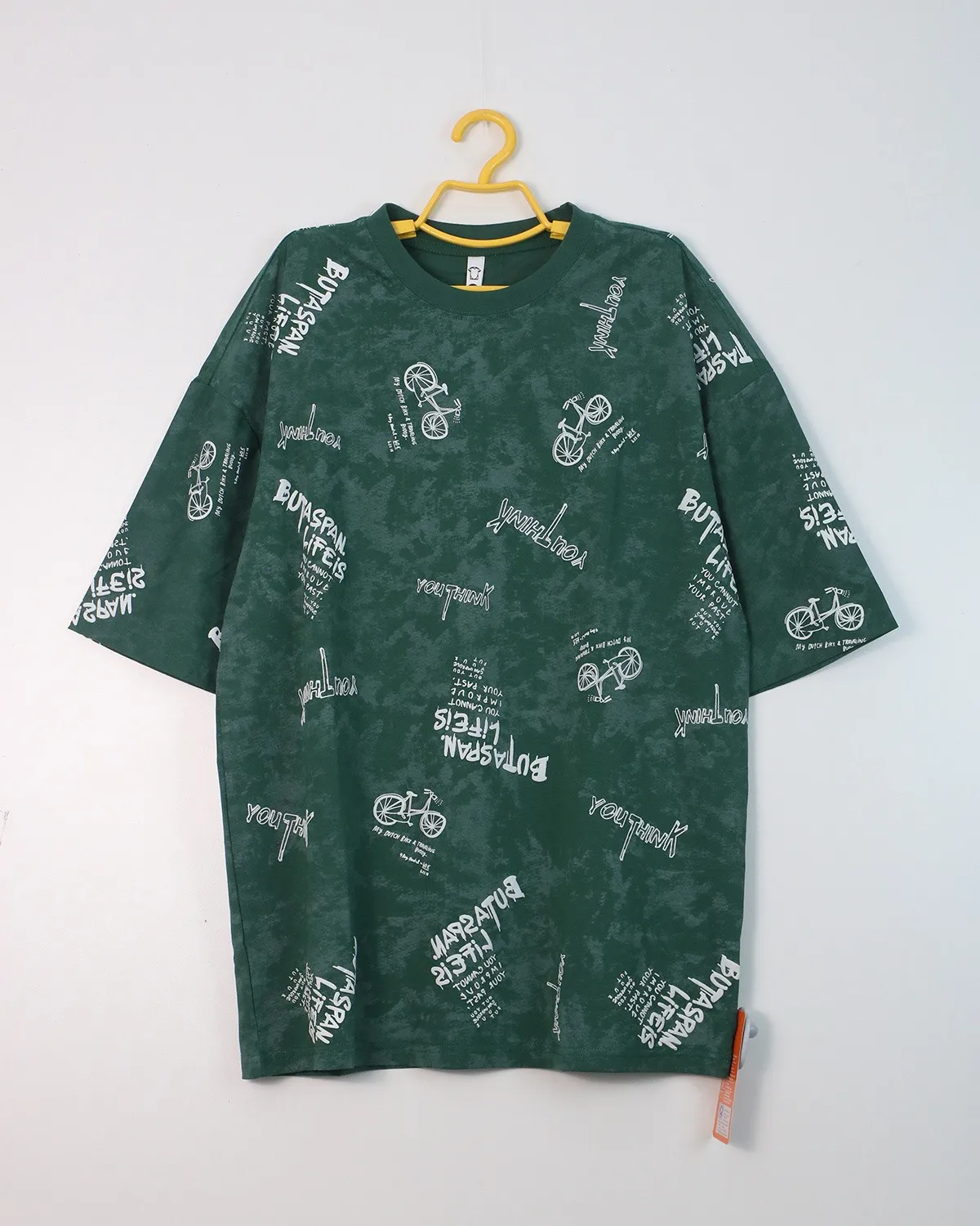Áo phông cổ tròn 3091 rêu size 2XL . AL10