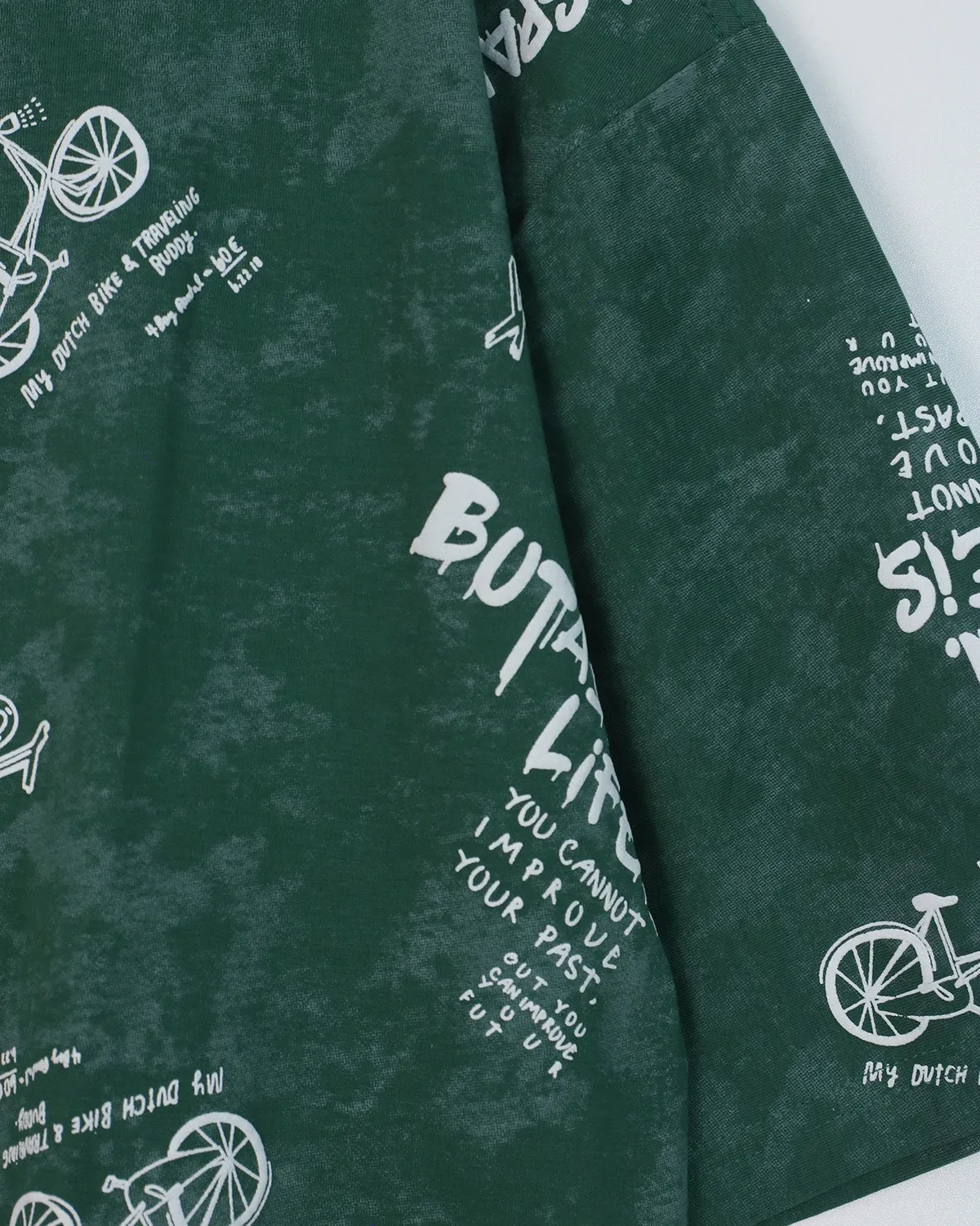 Áo phông cổ tròn 3091 rêu size 2XL . AL10