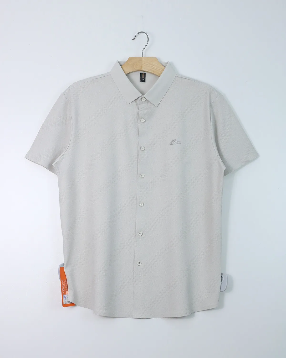 Áo sơ mi cộc 280 rêu size L. AL01