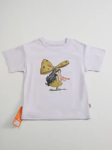 Áo cộc tay trẻ em gái 2618 size 150 AS05