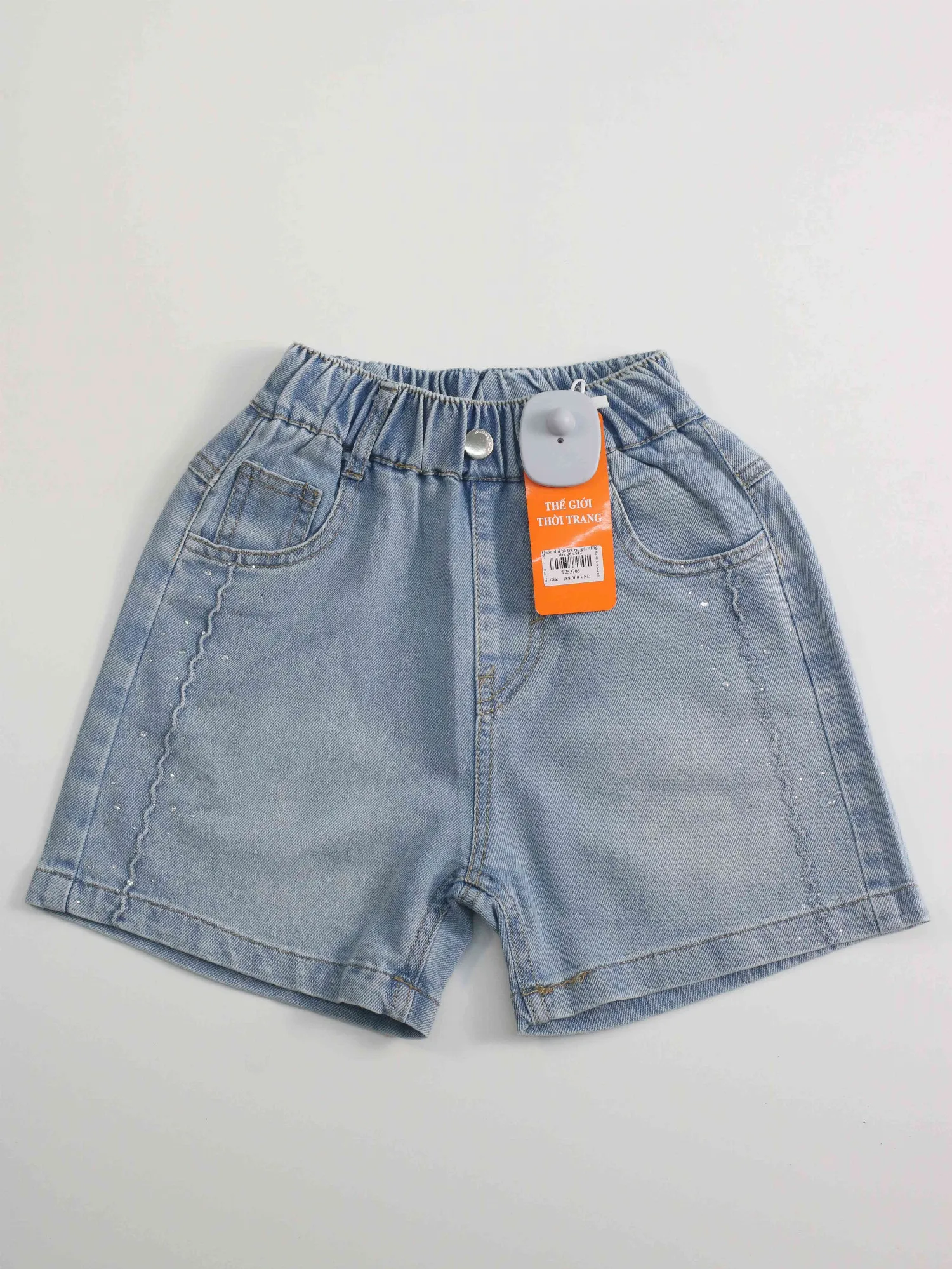 Quần đùi bò trẻ em gái 4F16 size 28 AS12
