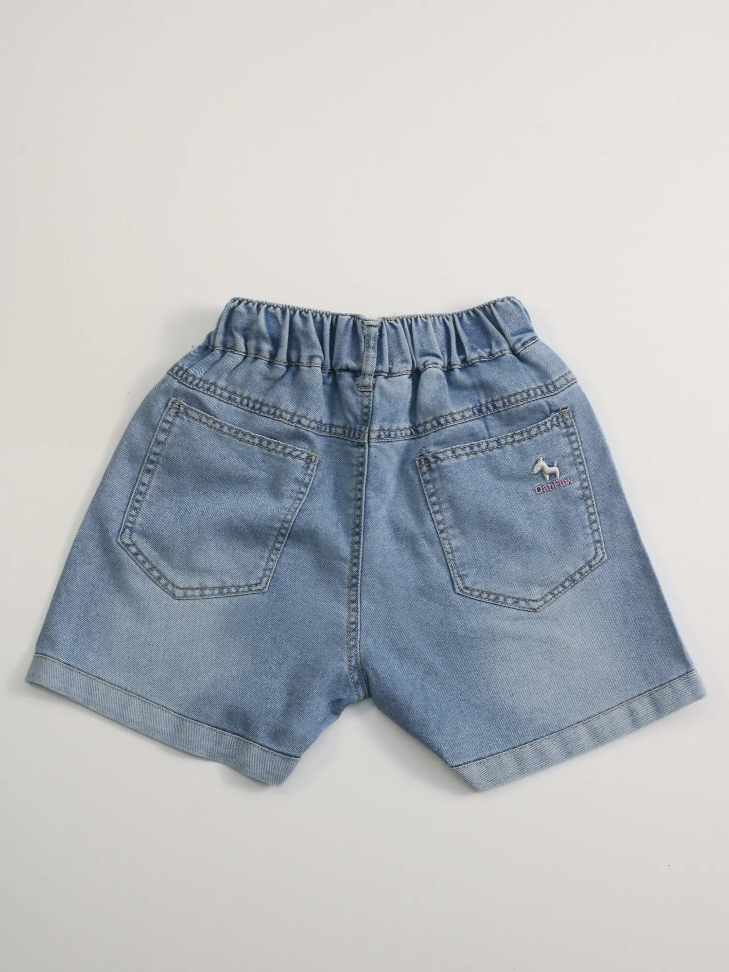 Quần đùi bò trẻ em gái 24F13 size 28 AS12