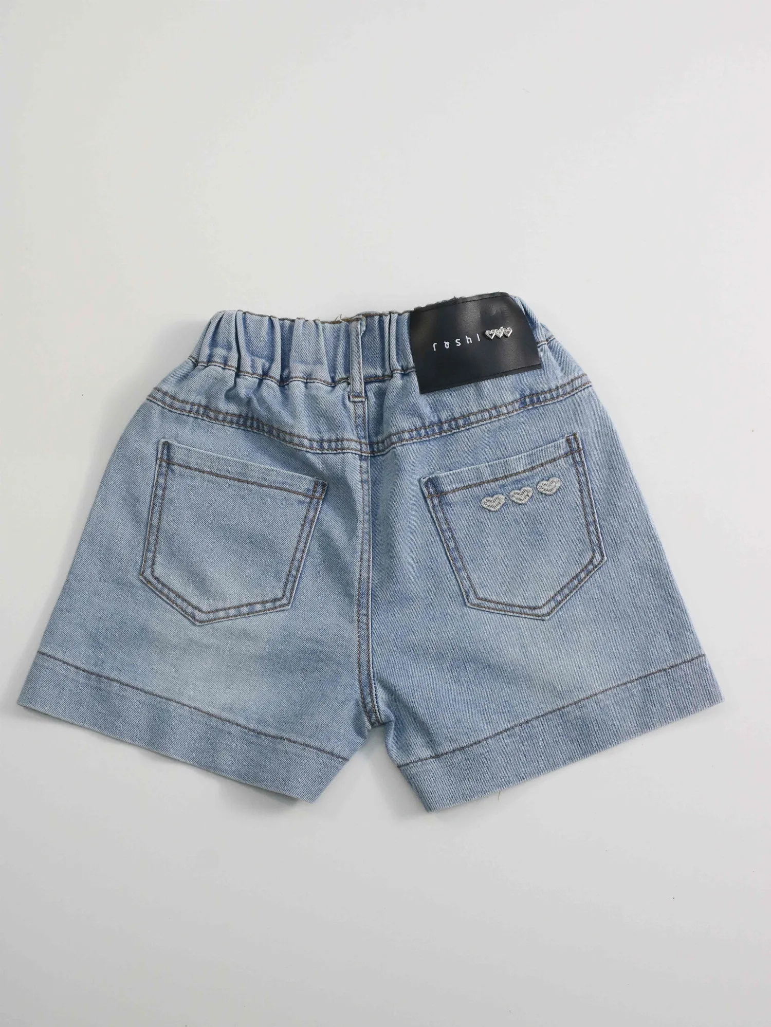 Quần đùi bò trẻ em gái D6101 size 22 AS12