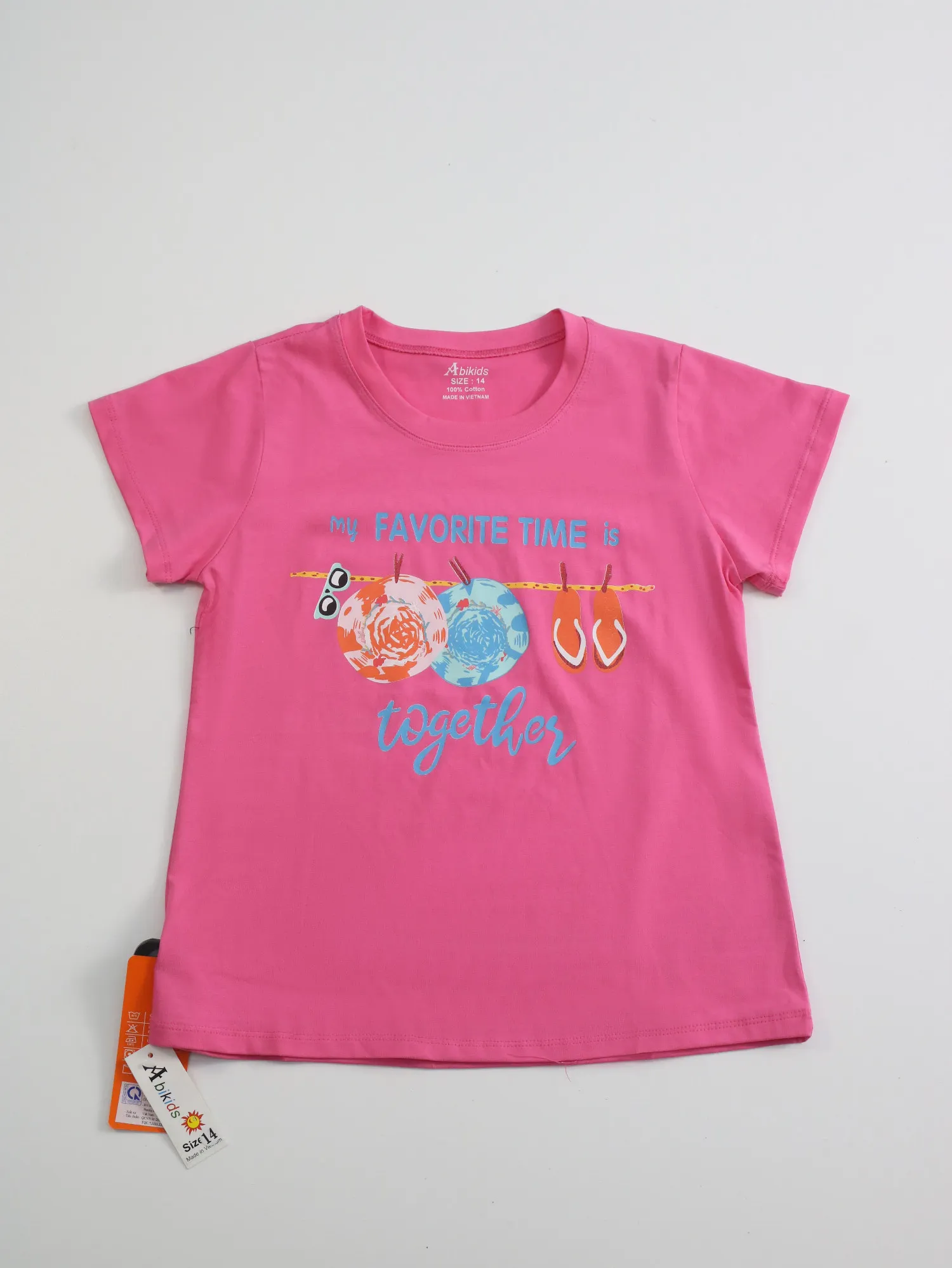 Áo bé gái in mũ 26A1 size 20 VL